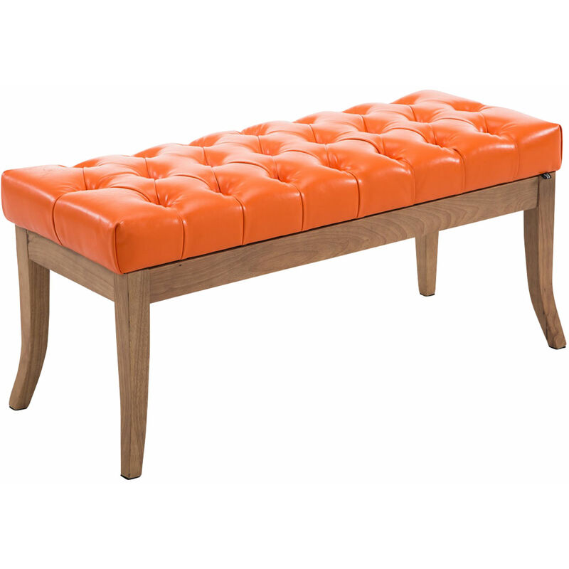 

Banco recibidor ramses en madera clara naranja,100 cm Rogal