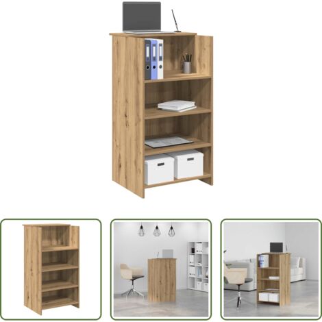 Bancone -  Banco Reception 55x50x103,5 cm in Legno Multistrato