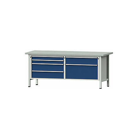 Bancos de trabajo de 2000 mm de anchura  bastidor modular  6