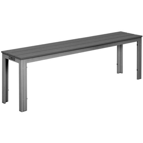 Bancs à Lattes Valletta Gris - Lot de 2 - Bolero