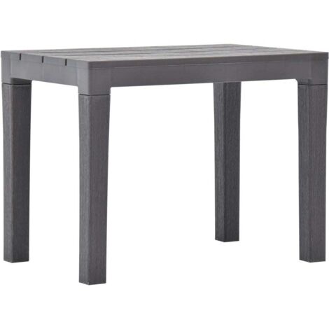 Bancs de jardin  Banc extérieur  Banquette de jardin lot de 2 Moka Plastique