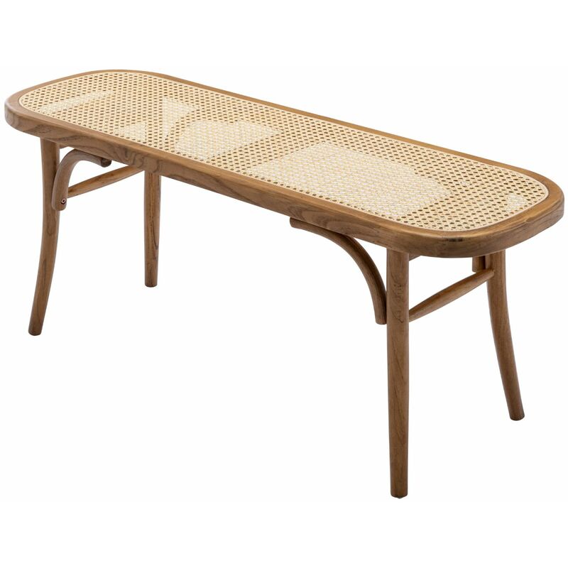 Wahson Office Chairs – Banc de salle à manger en bois massif – 115.5 x 37.5 x 47 cm – Style vintage – Capacité 300lbs – Banc multifonctionnel pour