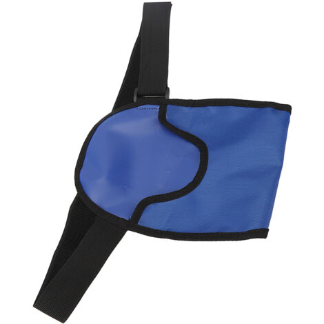 Band élastique ajustable pour stomie en tissu Oxford résistant, poche de grande capacité avec housse de collecte bleue.