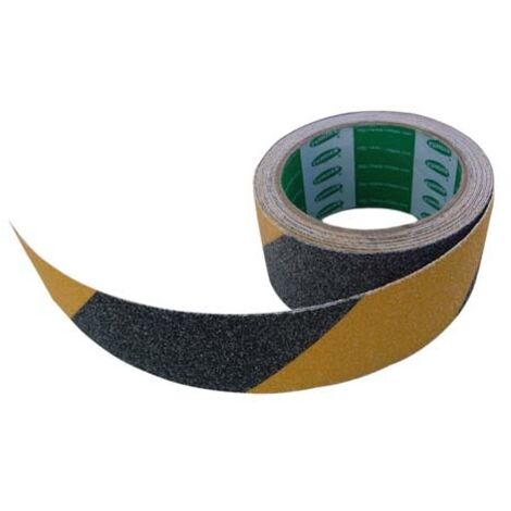 Banda antideslizante adhesiva RSA550NJ, negro/amarillo Metalworks 758136872