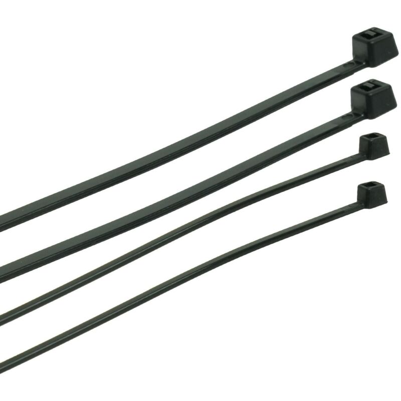 BANDA DE PL脕STICO PLASTROL NEGRA 7,6 x 550mm 50uds.