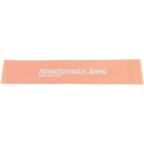 Banda de resistencia AQUA-SPORT POWERSTRECH MINI, color melocotón, 0,3 mm, X-LIGHT AS7273