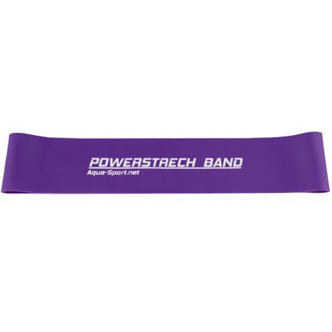 BANDA DE RESISTENCIA AQUA-SPORT POWERSTRECH MINI VIOLETA 1.1 MM EXTRA FUERTE AS7233