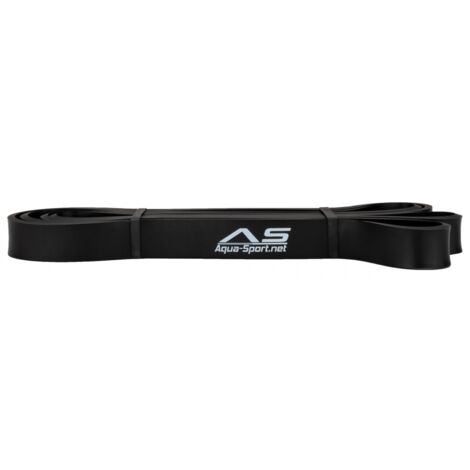 Banda de resistencia AQUA-SPORT POWERSTRECH SUPERBAND NEGRA 2080 x 4,5 x 21 mm 11-30 kg AS2080