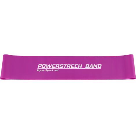 Banda de resistencia AQUA-SPORT POWERSTREECH MINI, color burdeos, 0,9 mm, alta resistencia, AS7243