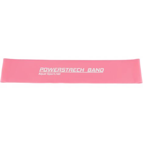 Banda de resistencia AQUA-SPORT POWERSTRENGTH MINI, caucho coral de 0,5 mm, ligera, AS7263