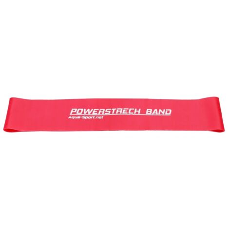 Banda de resistencia mini Aqua-Sport Powerstrength, roja, 1,1 mm, extrafuerte, AS6755