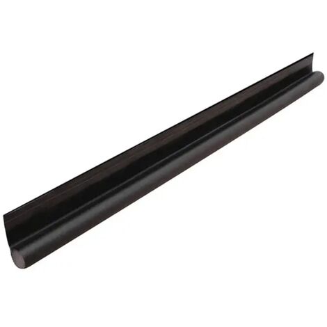 Banda de sellado para debajo de la puerta, negra, 96 cm × 8 cm, resistente al viento y al sonido, 1 pieza