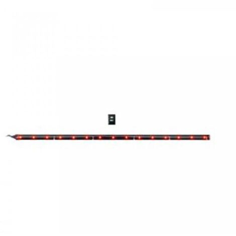 banda neon autocollante leds rouge tnt 40 cm pour moto scooter