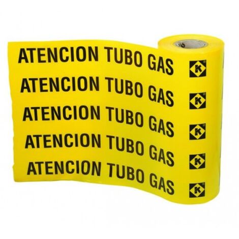 BANDA SEÃ‘ALIZACION DE GAS 250MX50CM - KARPA