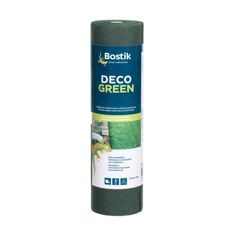Banda union deco green permanente 30 cm x 10 m verde