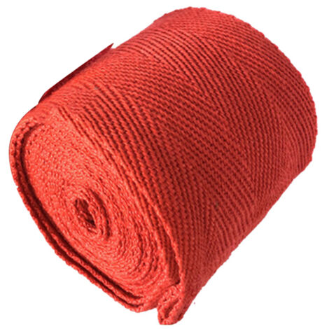 Bandage de main pour boxe, karaté et taekwondo en coton élastique - Rouge