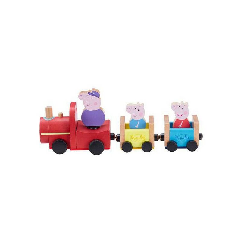 

Tren Peppa Pig Madera (30 x 11,5 x 10 cm) - Bandai