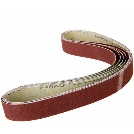 Bandas abrasivas para lijadoras de banda – Paquete de 5 – Grano 240 – 100 x 915 mm – Ideales para lijado fino en madera y metal