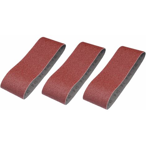 Bandas de lija x3 75x533mm grano 40 Stanley STA33181-XJ