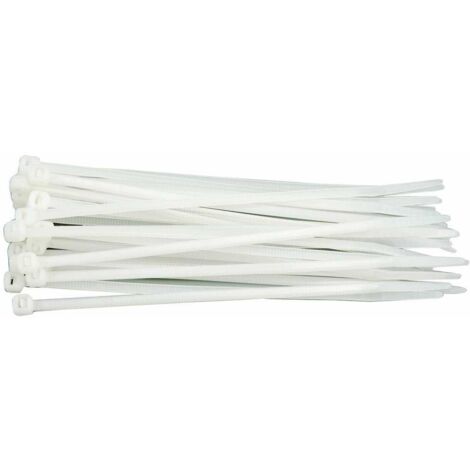 BANDAS DE PLÁSTICO 760X12.6 50 PIEZAS BLANCAS YT-70639 YATO
