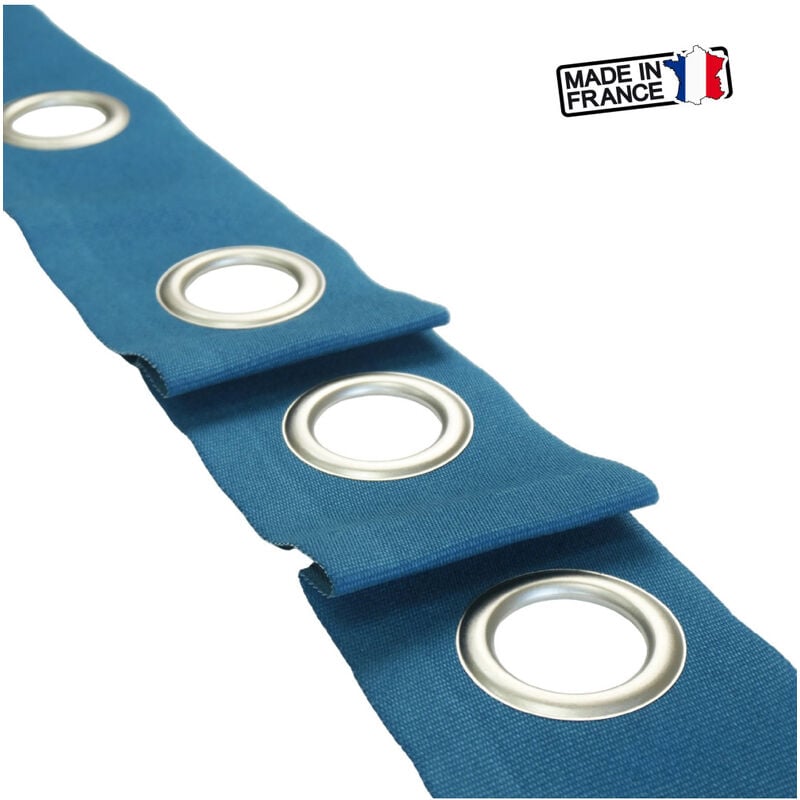 Bande à oeillet prêt à coudre, 20 mètres Coloris - bo Bleu , rouleaux 20 mètres - 20 mètres
