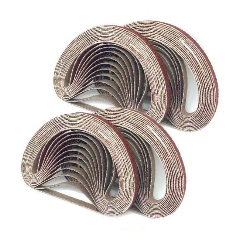 Bande Abrasive 15 x 452 mm, Bandes Abrasives Mixte (60) pour Ponceuses à Bande(20 pièces )