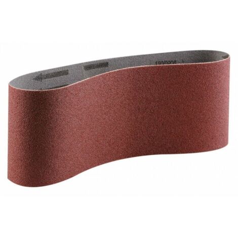 Bande abrasive de ponceuse 102 x 552 mm – Granulométrie 40/80/120 – Pour bois dur – Lot de 3 bandes – Scid - MM 40 X