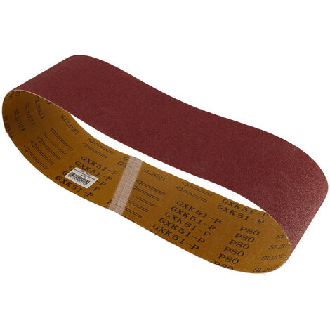 Bande abrasive - pour ponceuse stationnaire à bande - pour ref OXEO 760176