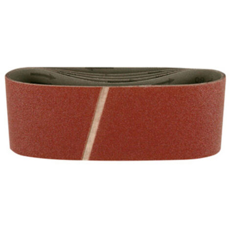 Bande abrasive set 100 x 610 mm K60/80/120 - Lot de 6 - HIKOKI - 753260