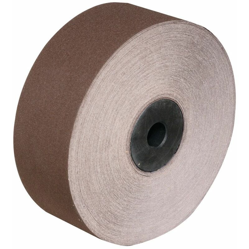 Bande abrasive Powerfile sur rouleau largeur 80 mm longueur 10 mètres grain 100 MW-Tech SBR80X10000-K100