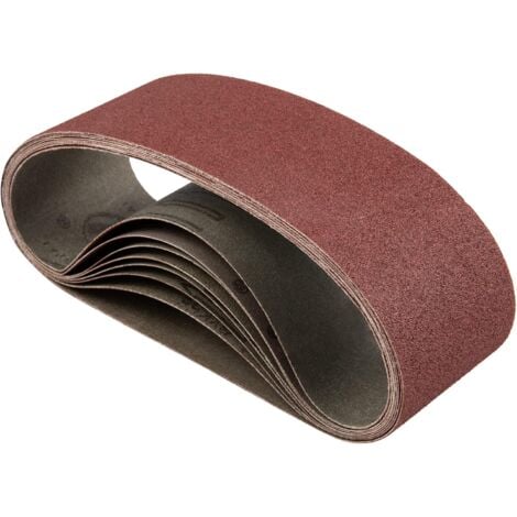 Bande Abrasive,75 x 533 mm, Bandes Abrasives Mixte (600) pour Ponceuses à Bande（8 pièces ）