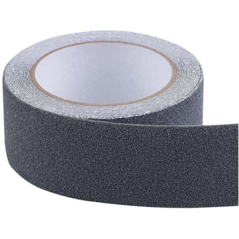 Bande Adhésive Antidérapante 5 cm x 5 m Noir pour Intérieur Extérieur Sécurité Maison Travail