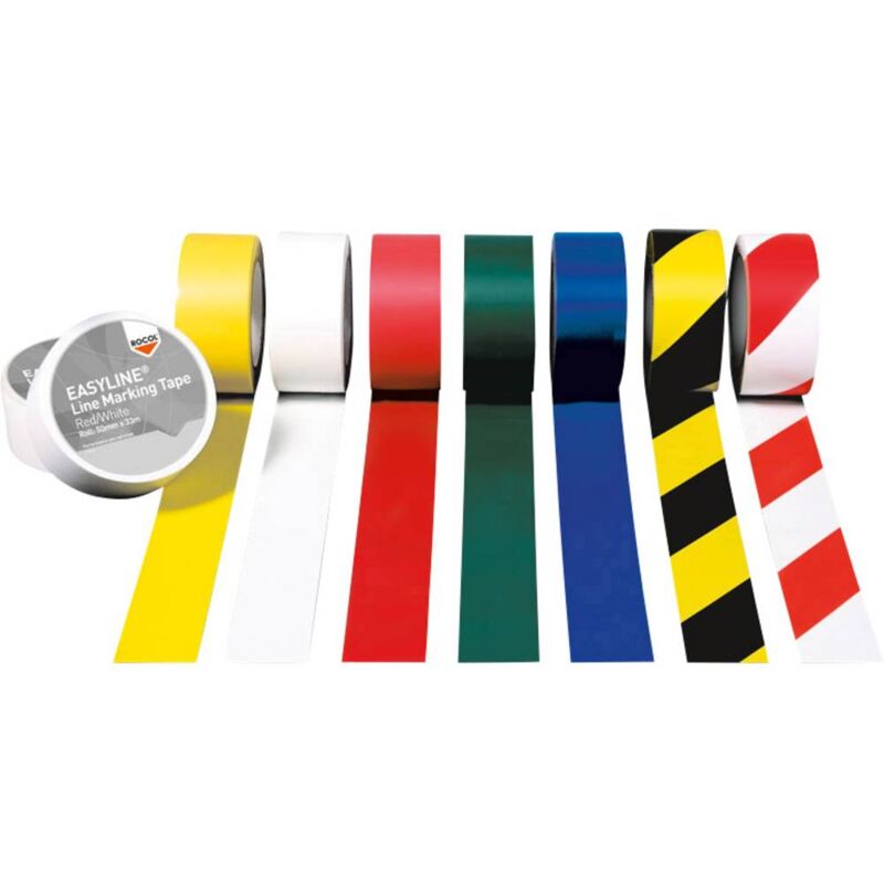 RS56015 RS56015 Bande adhésive de marquage EasyTape™ noir, jaune (l x l) 33 m x 75 mm 1 pc(s) - Rocol