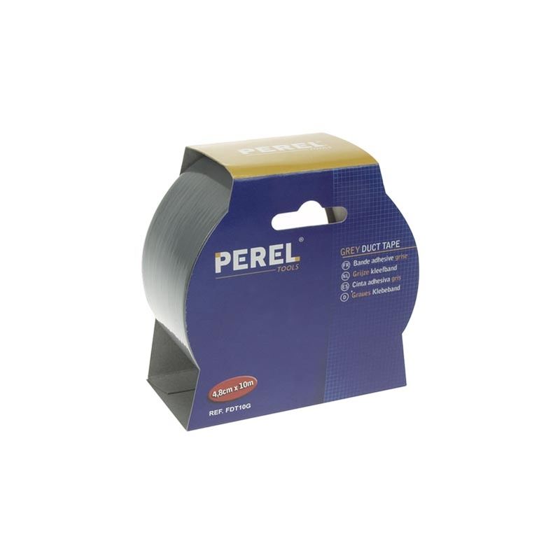Perel - bande adhesive 'duct' grise 4.8 cm x 10 m FDT10G