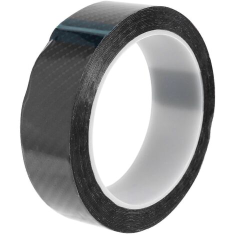 Bande adhésive en fibre de carbone 5D de 5 m pour protection de seuil de porte de voiture, anti-rayures et anti-éraflures