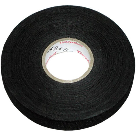 Bande adhésive et isolante en tissu noir