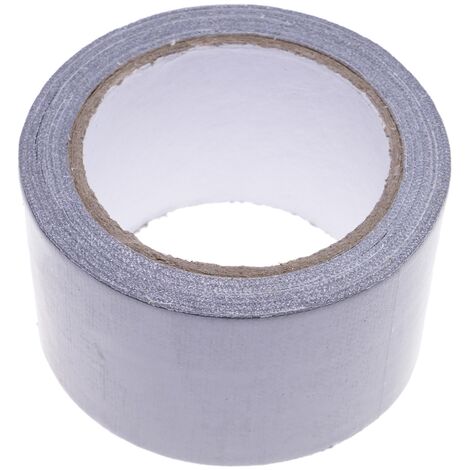 Bande adhésive tissu imperméable gris 50mm x 10m.