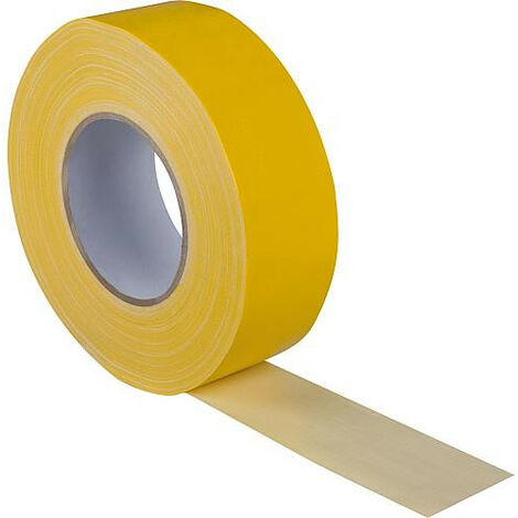 Bande adhEsive tissu jaune 50 mm x 50 mm 300 my