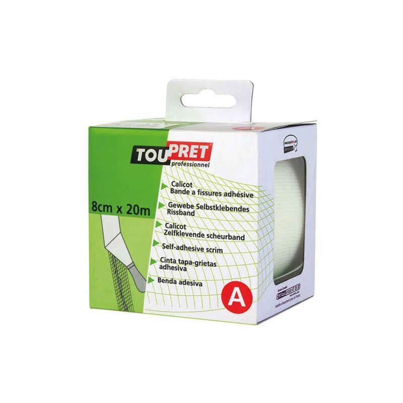 Toupret - Bande à fissures armée 8cmx20m