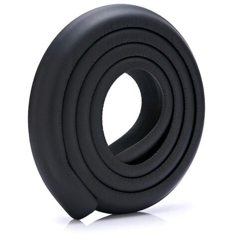 bande Anti-collision Pour Coin De Meuble De 2 M (noir - Adhsif Gratuit De 4 M), Protection En Mousse De Scurit De 2 M, Angle Droit, Kit De Scurit