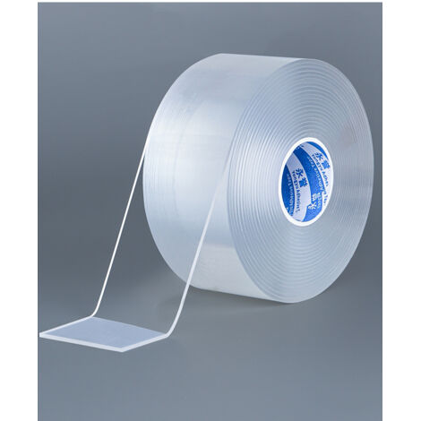 Bande anti-collision transparente 0,5 mm×3 cm×5 m, adhésive épaissie pour meubles et coins. Protège contre chocs sans altérer le design.