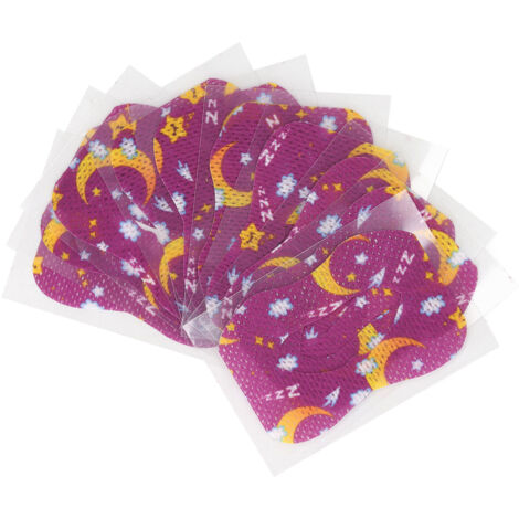 Bande anti-ronflement enfant - Empêche la respiration par la bouche - Lot de 30 - Taille M - Couleur violet