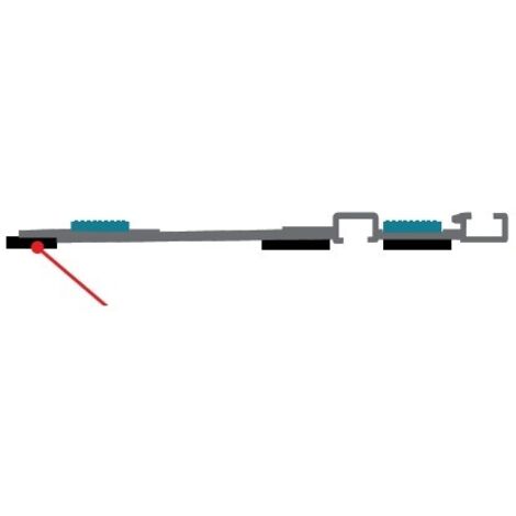 Bande antidérapante de rail de guide Makita 3 0 m