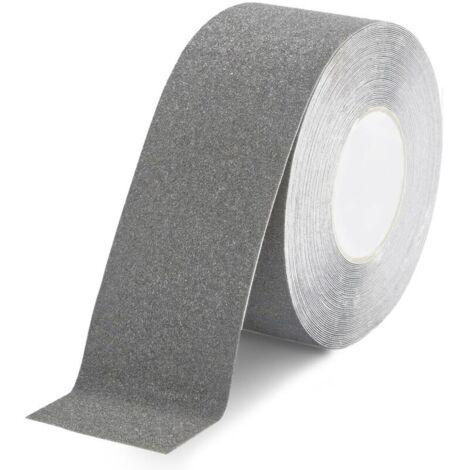 Bande Antidérapante Escalier,50mm x 20m Bande Antiderapante Adhesive,Ruban Adhésif Antidérapant,Antidérapant,pour Escaliers,Sécurité,Marche,Intérieur et Extérieur -(Couleur Gris)