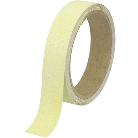 BANDE ANTIDÉRAPANTE TOOLCRAFT ANST255-LG 1563973 VERT FLUORESCENT (L X L) 5 M X 25 MM 1 ROULEAU(X)