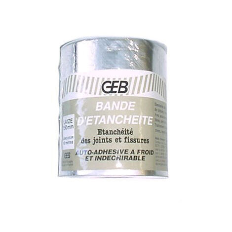Bande auto-adhésive à froid pour joints et fissures 75mmx10m aluminum GEB
