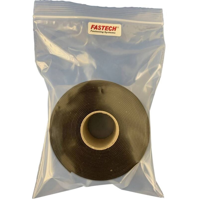 FASTECH® 730-330-5-Bag Bande auto-agrippante hotmelt à coller partie crochets, extra-fort (L x l) 5000 mm x 50 mm noir