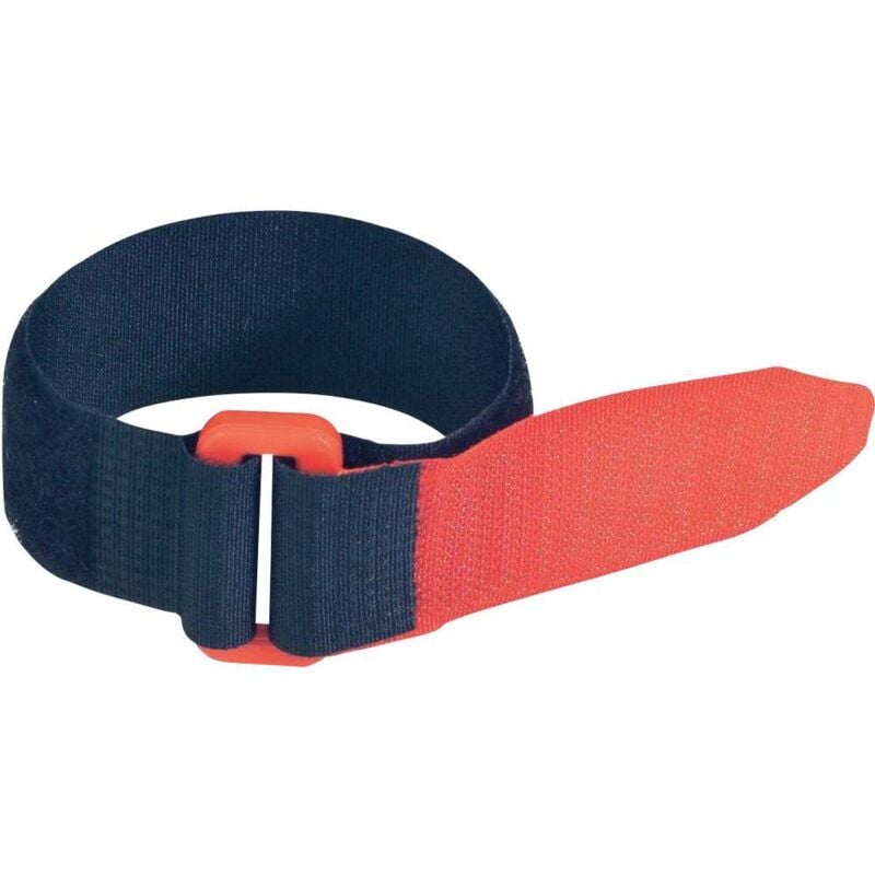F101-25-240 Bande auto-agrippante avec boucle partie velours et partie agrippante (l x l) 240 mm x 25 mm noir, - Fastech