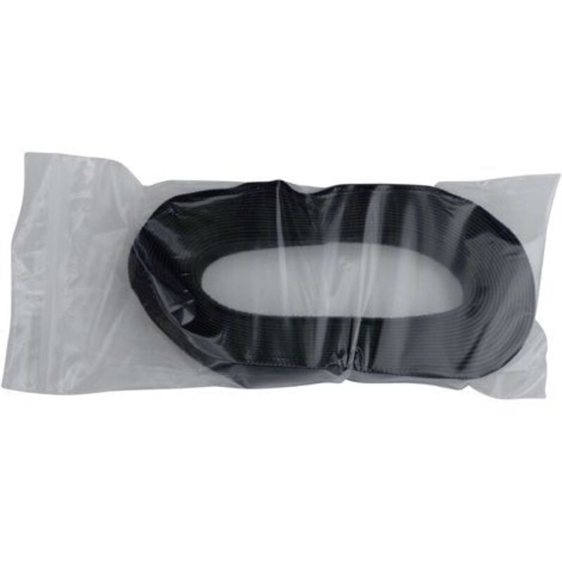 Bande auto-agrippante Tru Components 697-330-Bag 1586413 pour grouper partie velours et partie agrippante (l x l) 5000 mm x 20 mm noir 5 m S681921