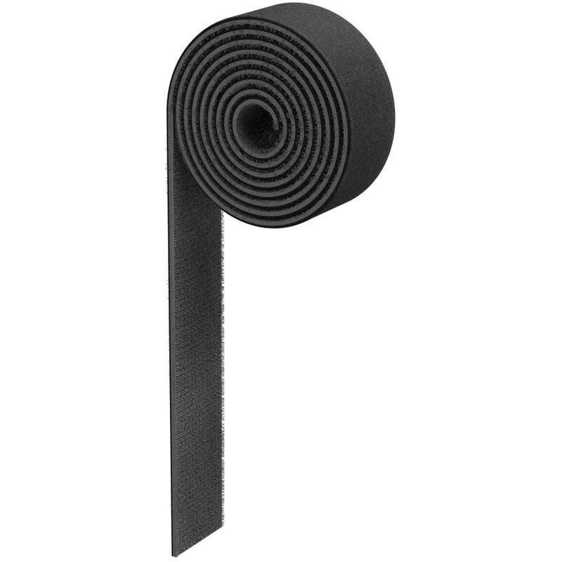 Bande autoagrippante de chaque côté, univ., 1,9 x 100 cm, noire Hama